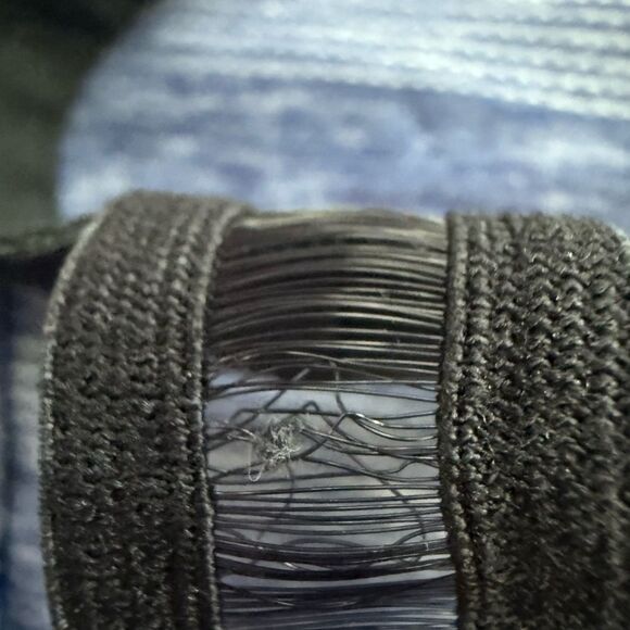 Nike Elastika Elevate Training Loose Fit Size Small Blue Striped Racerback Tank - Picture 5 of 5